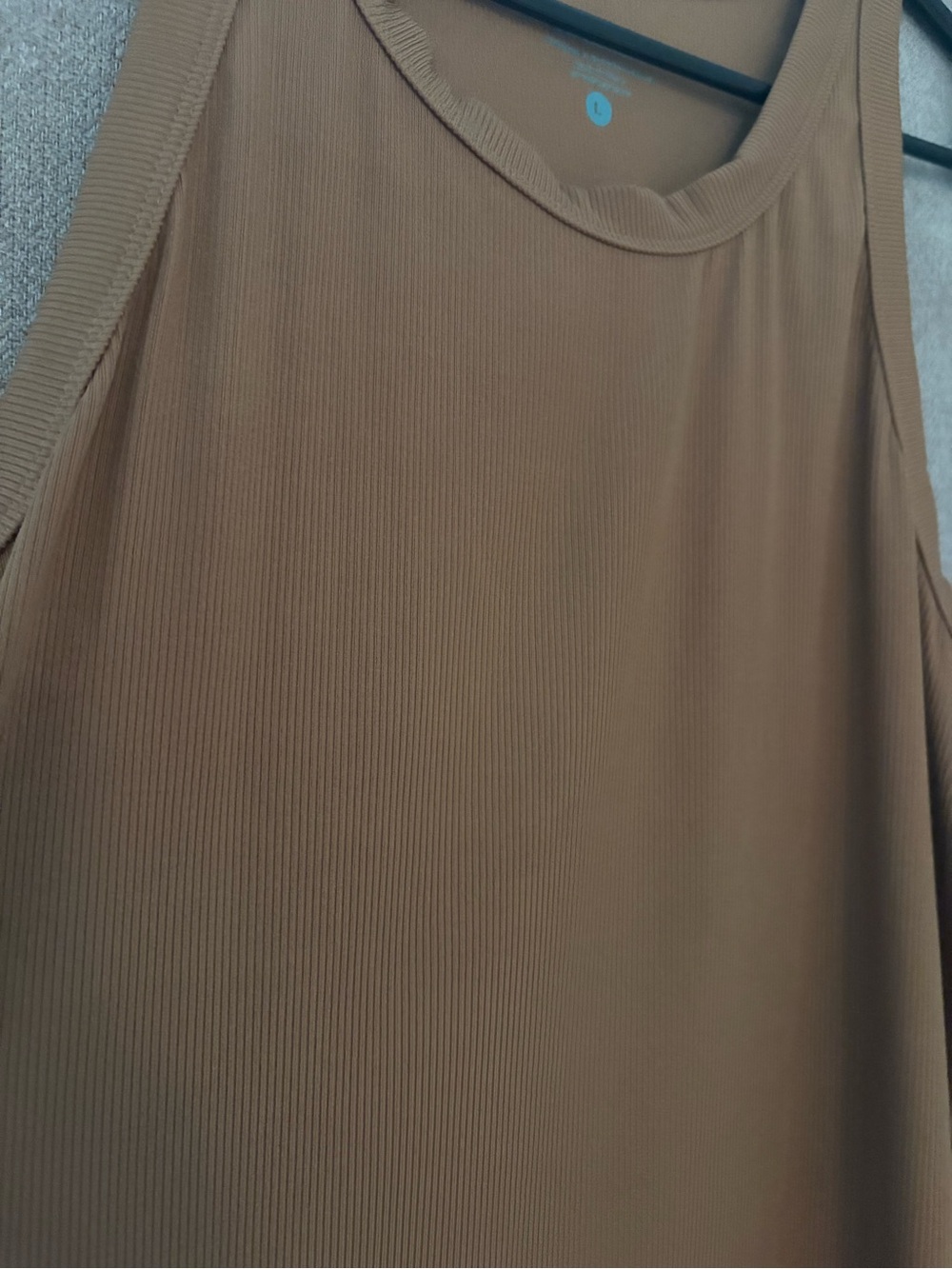 Carve Designs Ribbed Tank Top in Camel - Picture 3 of 5